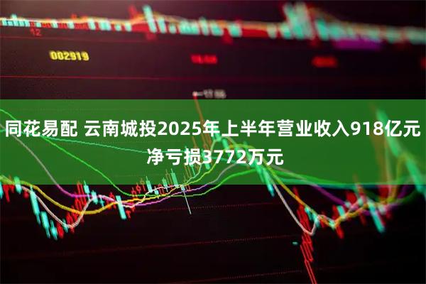 同花易配 云南城投2025年上半年营业收入918亿元 净亏损3772万元