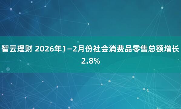 智云理财 2026年1—2月份社会消费品零售总额增长2.8%